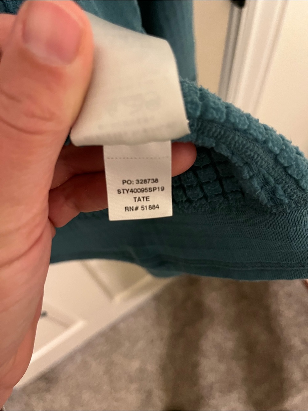 Patagonia Teal Full-Zip Women’s R1 Hoodie Jacket - Picture 5 of 5